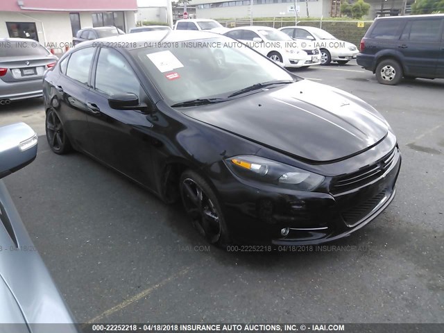 1C3CDFBB0ED775910 - 2014 DODGE DART SXT BLACK photo 1