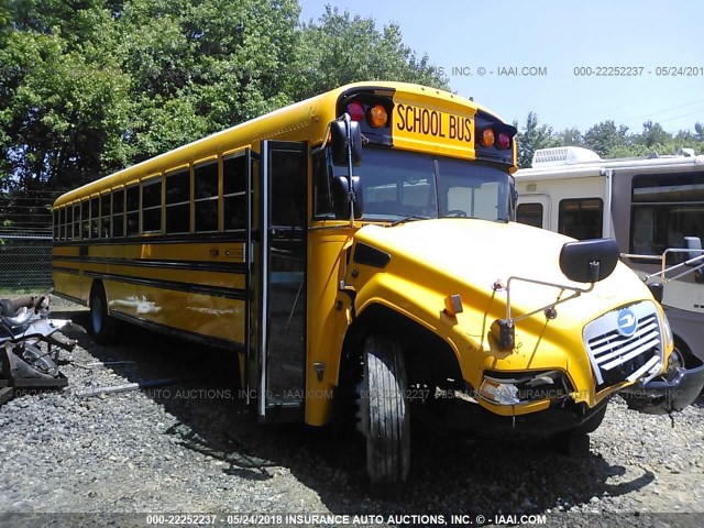 1BAKJCBA4FF312030 - 2015 BLUE BIRD SCHOOL BUS YELLOW photo 1