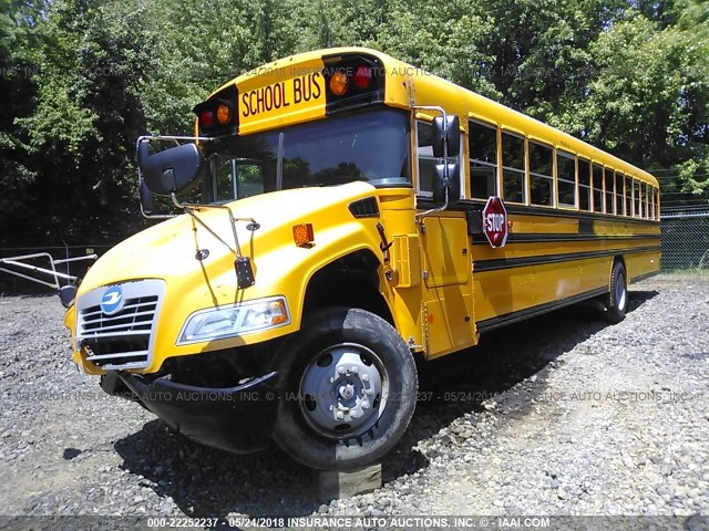 1BAKJCBA4FF312030 - 2015 BLUE BIRD SCHOOL BUS YELLOW photo 2