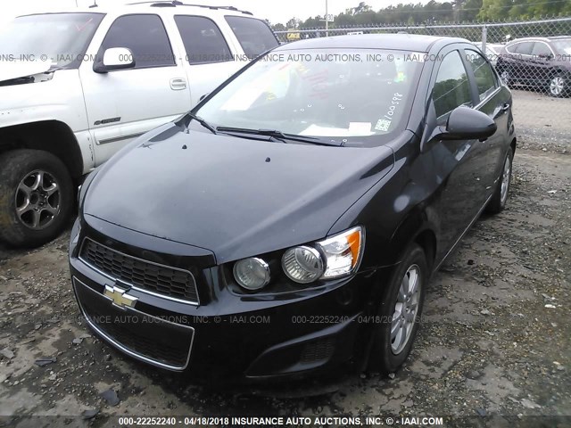 1G1JC5SB0F4100598 - 2015 CHEVROLET SONIC LT BLACK photo 6