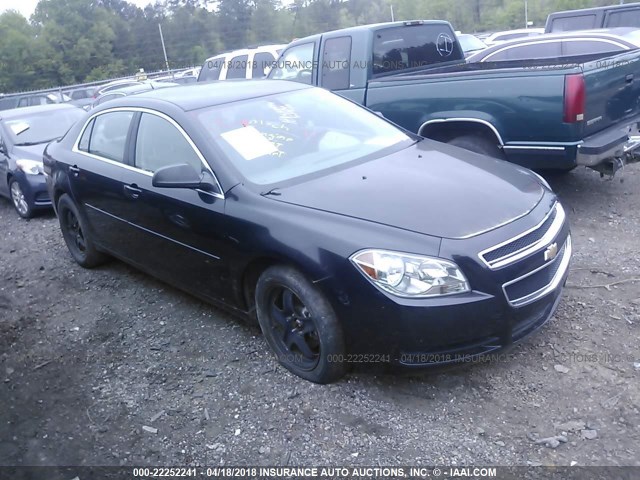 1G1ZB5E11BF193185 - 2011 CHEVROLET MALIBU LS შავი ფოტო 1