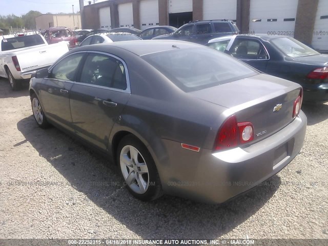 1G1ZA5E09CF203019 - 2012 CHEVROLET MALIBU LS BROWN photo 3
