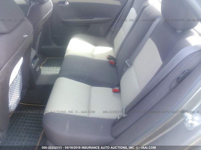 1G1ZA5E09CF203019 - 2012 CHEVROLET MALIBU LS BROWN photo 8
