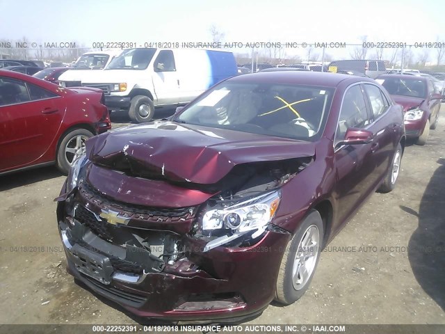1G11C5SLXFF289189 - 2015 CHEVROLET MALIBU 1LT 栗色 照片 2