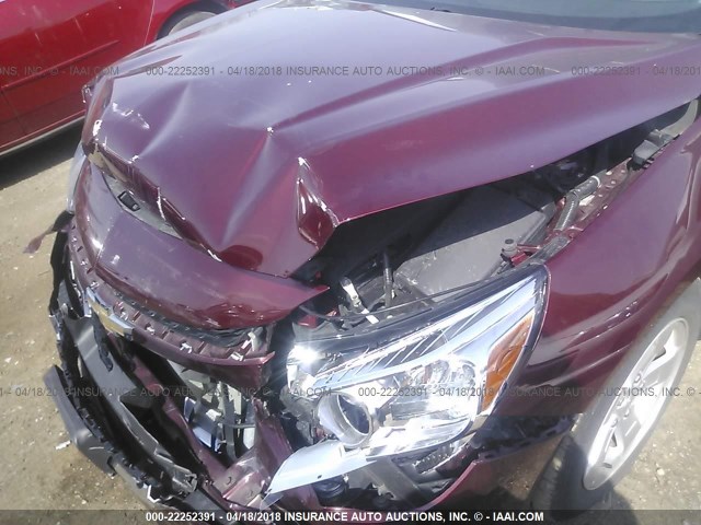 1G11C5SLXFF289189 - 2015 CHEVROLET MALIBU 1LT 栗色 照片 6