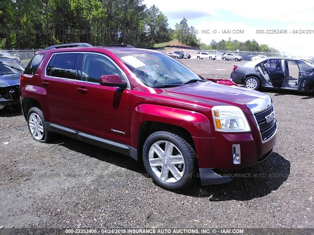 2CTALDEW7A6313267 - 2010 GMC TERRAIN SLE RED photo 1