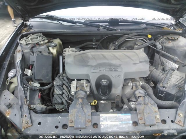 2G2WP552981121367 - 2008 PONTIAC GRAND PRIX BLACK photo 10