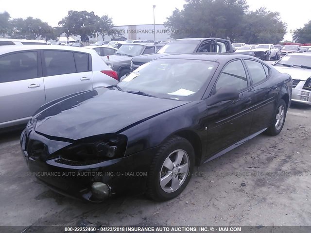 2G2WP552981121367 - 2008 PONTIAC GRAND PRIX BLACK photo 2