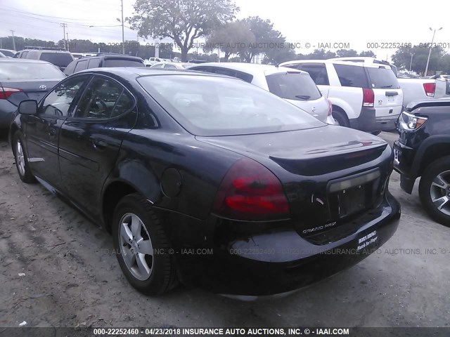 2G2WP552981121367 - 2008 PONTIAC GRAND PRIX BLACK photo 3