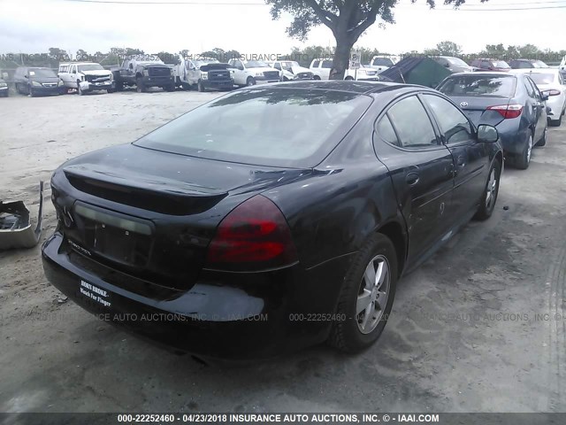 2G2WP552981121367 - 2008 PONTIAC GRAND PRIX BLACK photo 4
