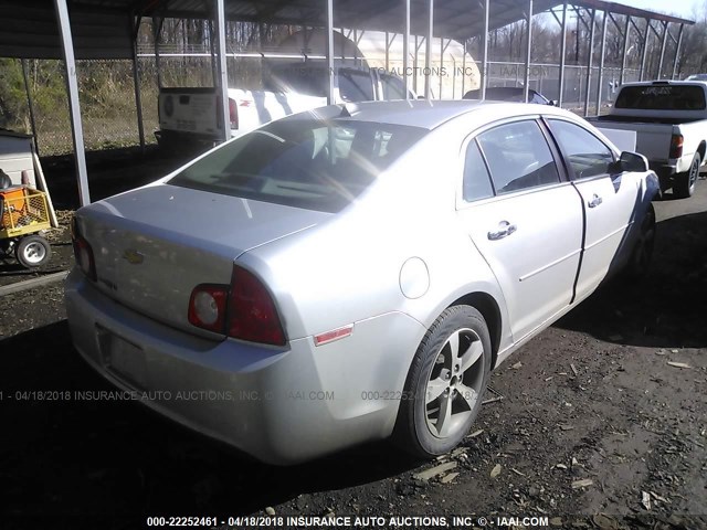 1G1ZC5E03CF363102 - 2012 CHEVROLET MALIBU 1LT 银色 照片 4
