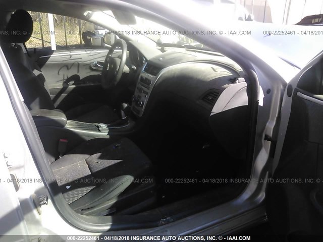 1G1ZC5E03CF363102 - 2012 CHEVROLET MALIBU 1LT 银色 照片 5