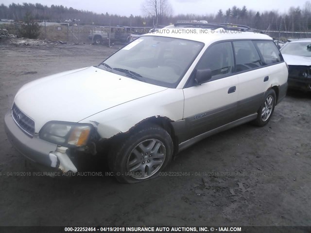 4S3BH675547624735 - 2004 SUBARU LEGACY OUTBACK AWP 白色 照片 2