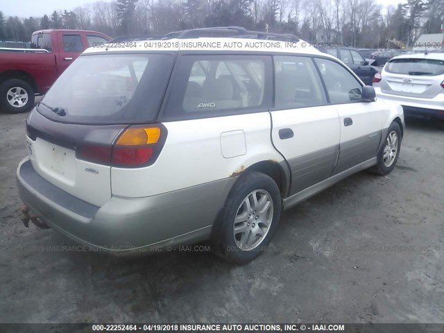 4S3BH675547624735 - 2004 SUBARU LEGACY OUTBACK AWP 白色 照片 4