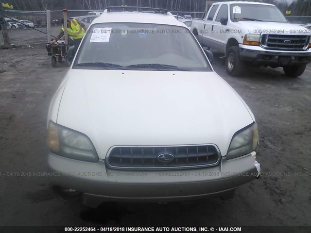 4S3BH675547624735 - 2004 SUBARU LEGACY OUTBACK AWP 白色 照片 6