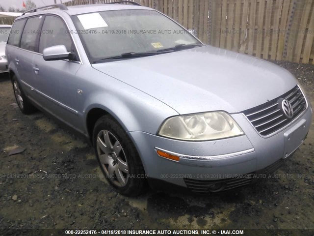 WVWYH63B62E108589 - 2002 VOLKSWAGEN PASSAT GLX 4MOTION SILVER photo 1