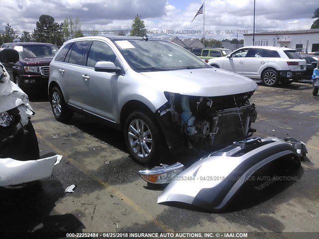 2FMDK4KC3BBB65371 - 2011 FORD EDGE LIMITED SILVER photo 1