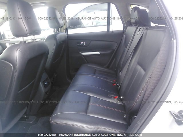 2FMDK4KC3BBB65371 - 2011 FORD EDGE LIMITED SILVER photo 8
