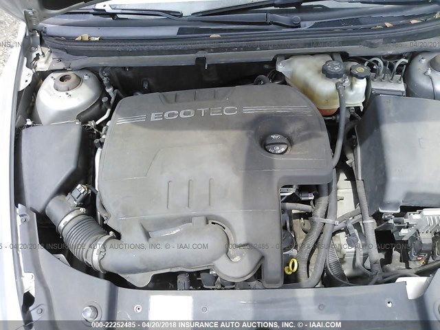 1G1ZH57B58F204475 - 2008 CHEVROLET MALIBU 1LT 银色 照片 10