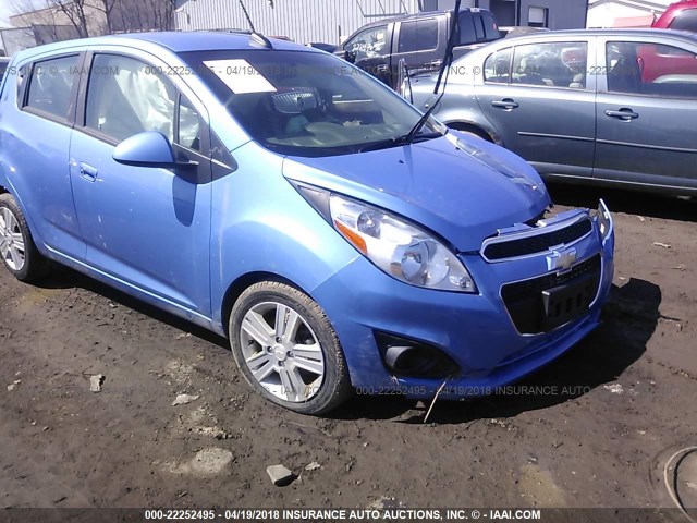 KL8CB6S97FC707893 - 2015 CHEVROLET SPARK LS BLUE photo 1