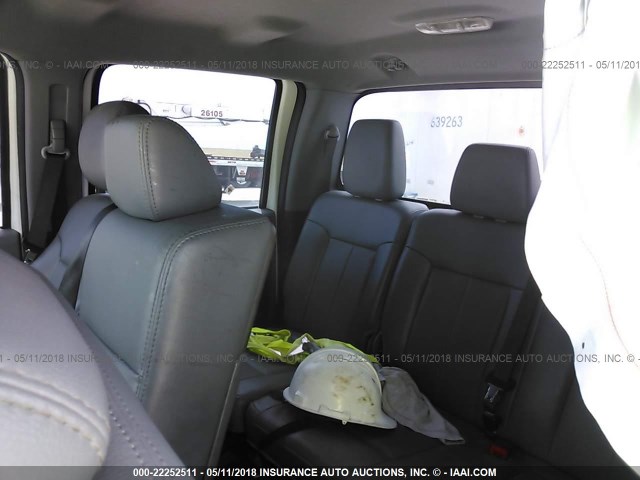 1FT8W3DT5BEB92304 - 2011 FORD F350 4X4 CREWCAB SUPER DUTY WHITE photo 7