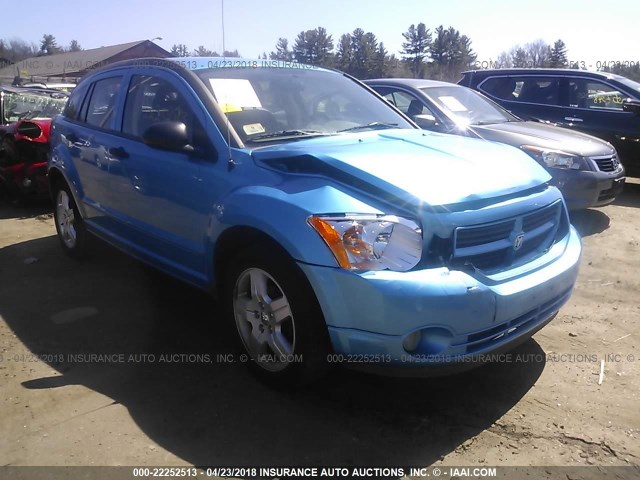 1B3HB48B58D641161 - 2008 DODGE CALIBER SXT BLUE photo 1