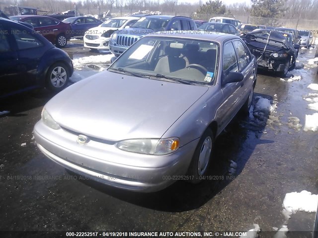 1Y1SK5286XZ410466 - 1999 CHEVROLET GEO PRIZM LSI 米色 照片 2