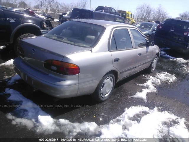 1Y1SK5286XZ410466 - 1999 CHEVROLET GEO PRIZM LSI 米色 照片 4