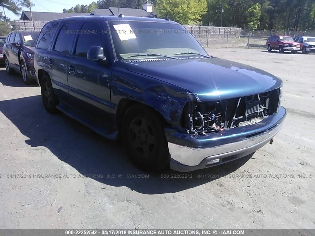 1GNEC13T55J262548 - 2005 CHEVROLET TAHOE C1500 BLUE photo 6