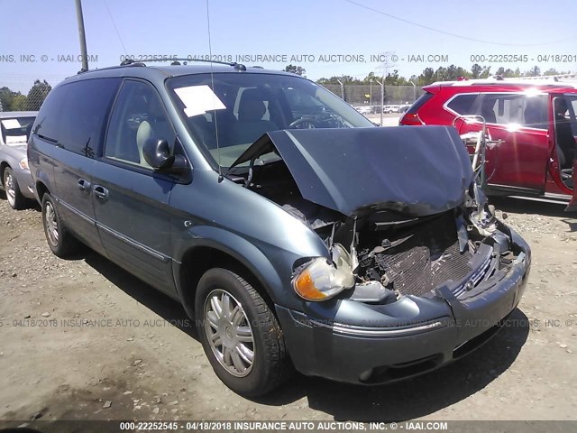 2C8GP64L25R430030 - 2005 CHRYSLER TOWN & COUNTRY LIMITED GREEN photo 1