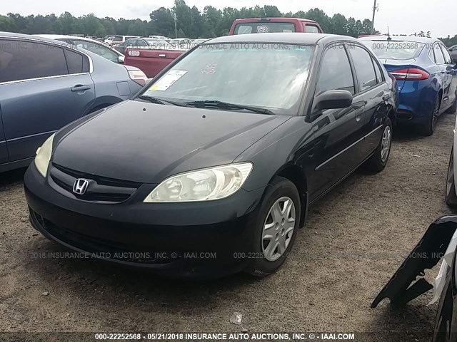 1HGES16305L001079 - 2005 HONDA CIVIC DX VP Qara foto 2