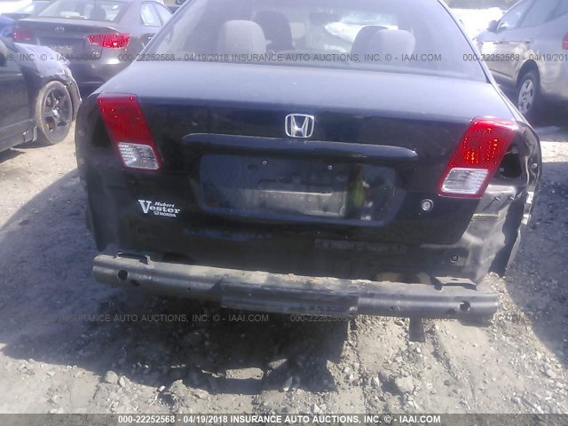 1HGES16305L001079 - 2005 HONDA CIVIC DX VP Qara foto 6
