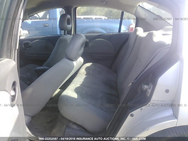 1G8AJ55F36Z161825 - 2006 SATURN ION LEVEL 2 SILVER photo 8