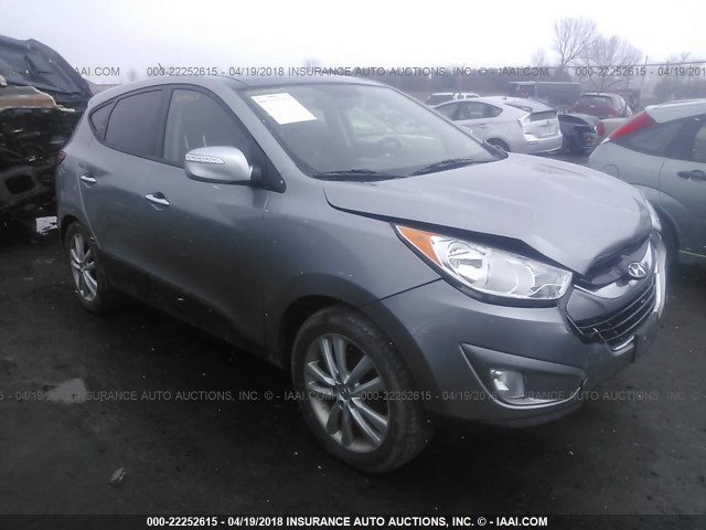 KM8JUCAC1BU259588 - 2011 HYUNDAI TUCSON GLS/LIMITED SILVER photo 1