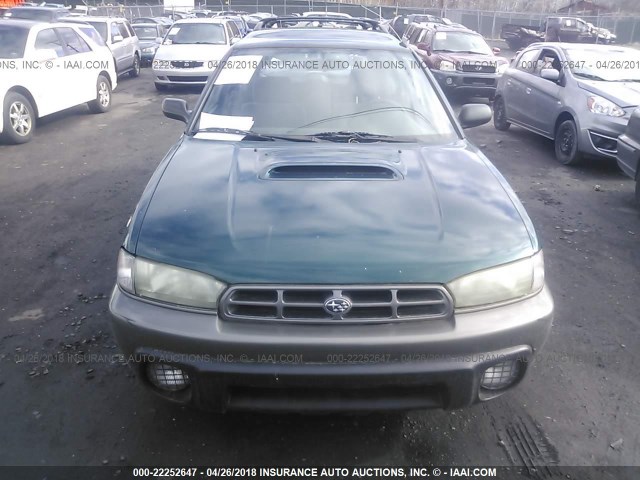 4S3BG6851W7606706 - 1998 SUBARU LEGACY 30TH ANN OUTBACK/LTD/SPT GREEN photo 6