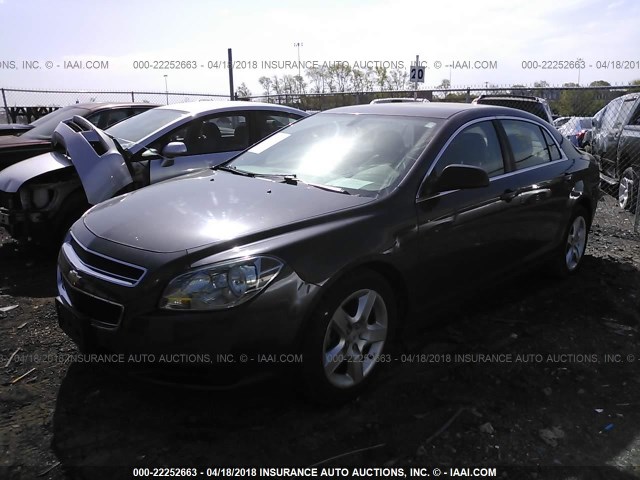 1G1ZA5E14BF181020 - 2011 CHEVROLET MALIBU LS 灰色 照片 2