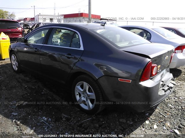 1G1ZA5E14BF181020 - 2011 CHEVROLET MALIBU LS 灰色 照片 3