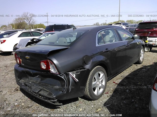 1G1ZA5E14BF181020 - 2011 CHEVROLET MALIBU LS 灰色 照片 4