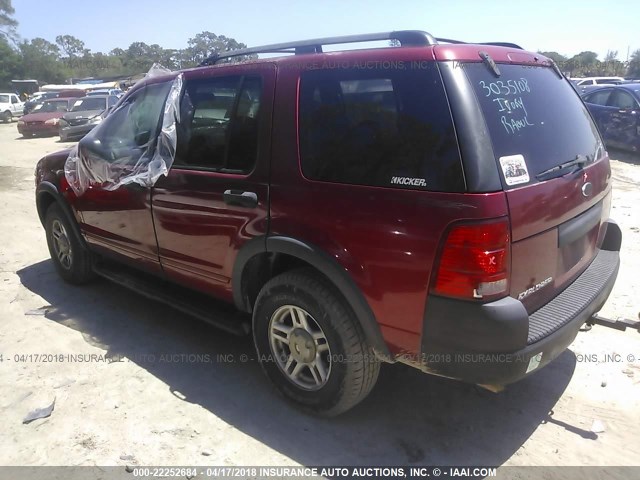 1FMZU62K13UB84595 - 2003 FORD EXPLORER XLS/XLS SPORT RED photo 3