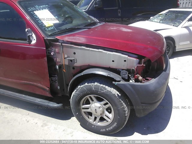 1FMZU62K13UB84595 - 2003 FORD EXPLORER XLS/XLS SPORT RED photo 6