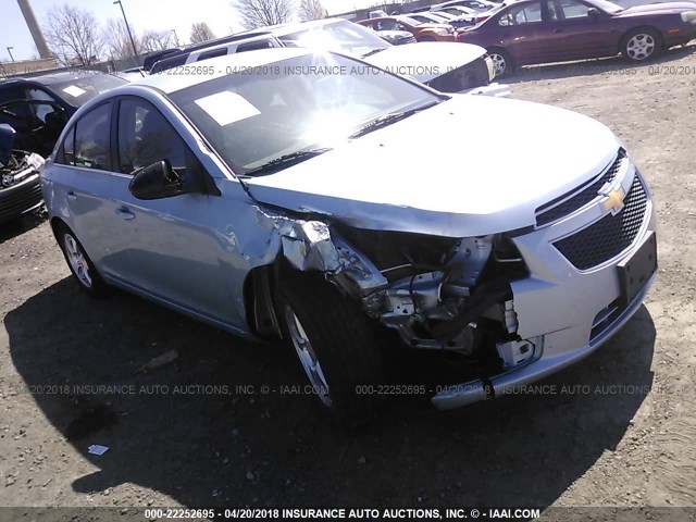 1G1PG5S94B7209778 - 2011 CHEVROLET CRUZE LT Light Blue photo 1