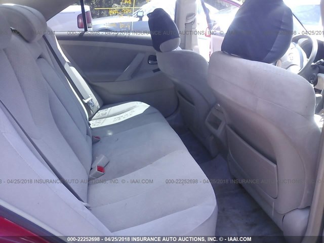 4T1BE46K57U016705 - 2007 TOYOTA CAMRY NEW GENERAT CE/LE/XLE/SE RED photo 8