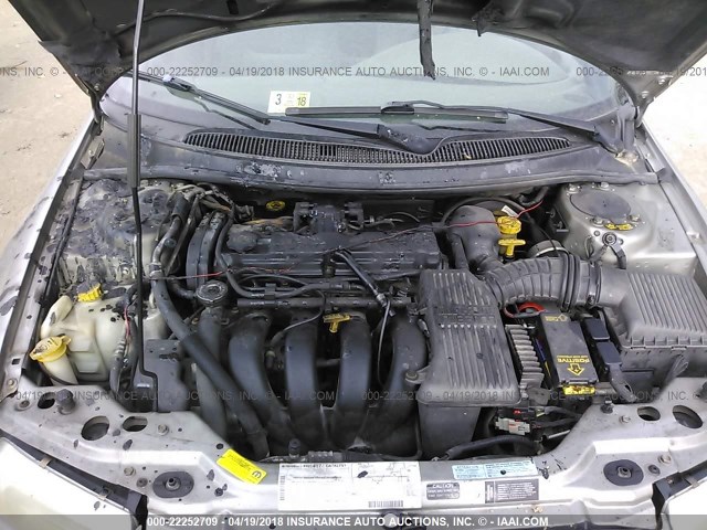 1B3EJ46X5TN108363 - 1996 DODGE STRATUS GRAY photo 10