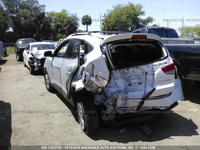 KM8JU3ACXBU294534 - 2011 HYUNDAI TUCSON GLS/LIMITED SILVER photo 3