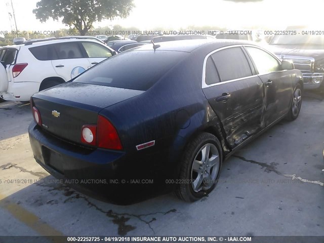 1G1ZB5E10BF117795 - 2011 CHEVROLET MALIBU LS Mavi foto 4