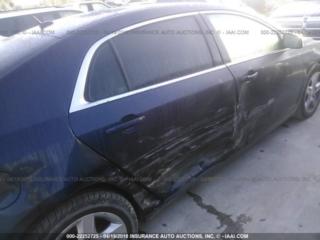 1G1ZB5E10BF117795 - 2011 CHEVROLET MALIBU LS Mavi foto 6