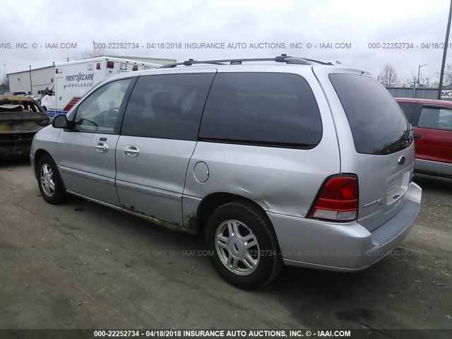 2FMZA522X5BA18331 - 2005 FORD FREESTAR SEL SILVER photo 3