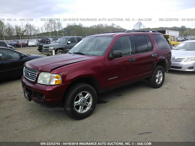 1FMZU73K14UB81637 - 2004 FORD EXPLORER XLT/XLT SPORT/NBX RED photo 2