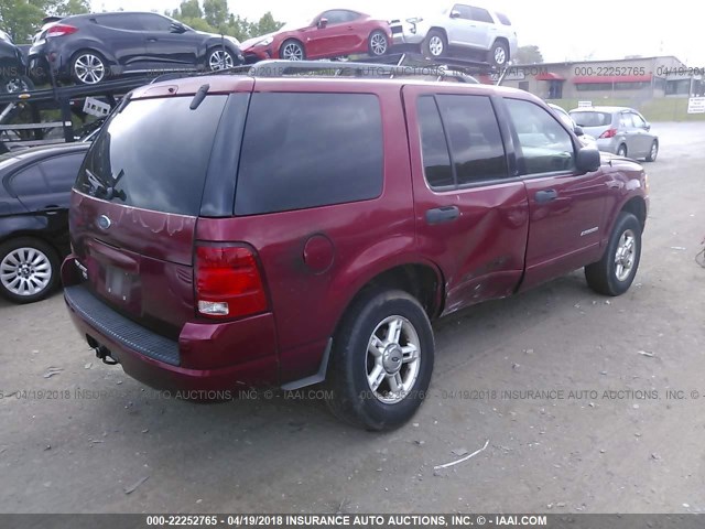 1FMZU73K14UB81637 - 2004 FORD EXPLORER XLT/XLT SPORT/NBX RED photo 4