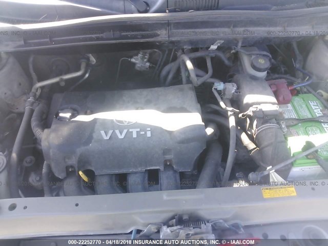 JTLKT334740150584 - 2004 TOYOTA SCION XB ნაცრისფერი ფოტო 10